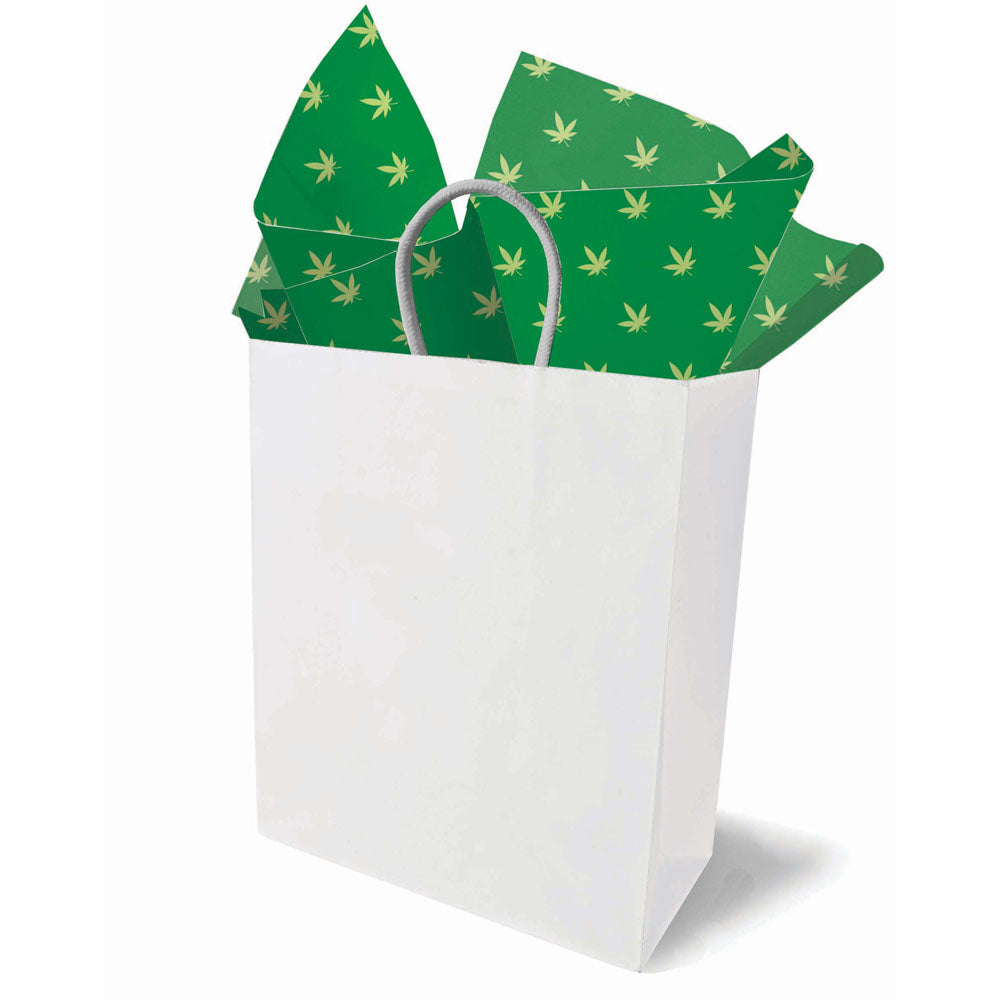 Cannabis Leaf Tissue Paper Sheets - Novelty Decoration Sheets - 6 Pack-LGCP.1230
