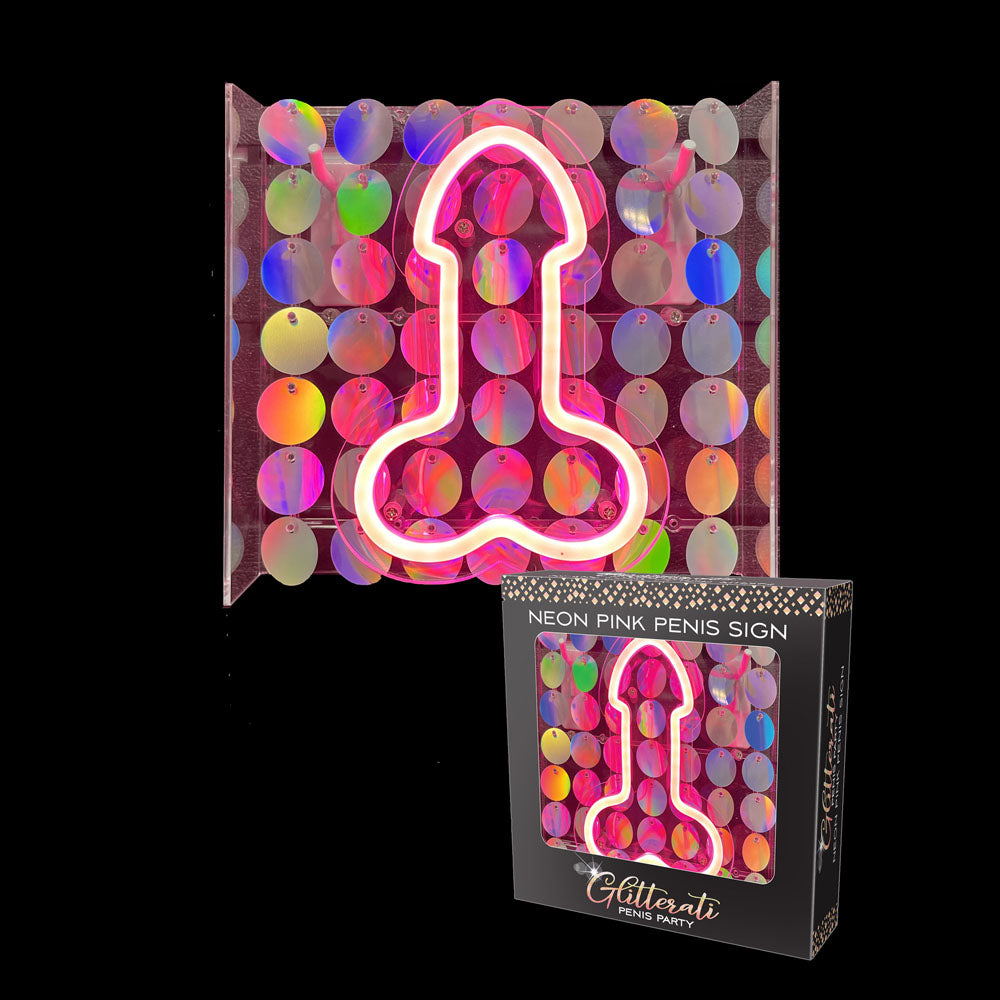 Neon Penis Sign: Fun Decor for Parties and Events