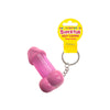 Super Fun Key Chain - Penis Slinky - Pink Novelty Keychain - LGCP.1284