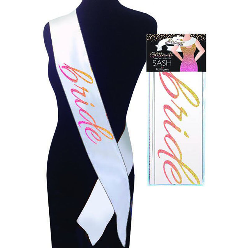 Glitterati - Bride Sash - Hens Party Novelty Sash-LGNVC.106