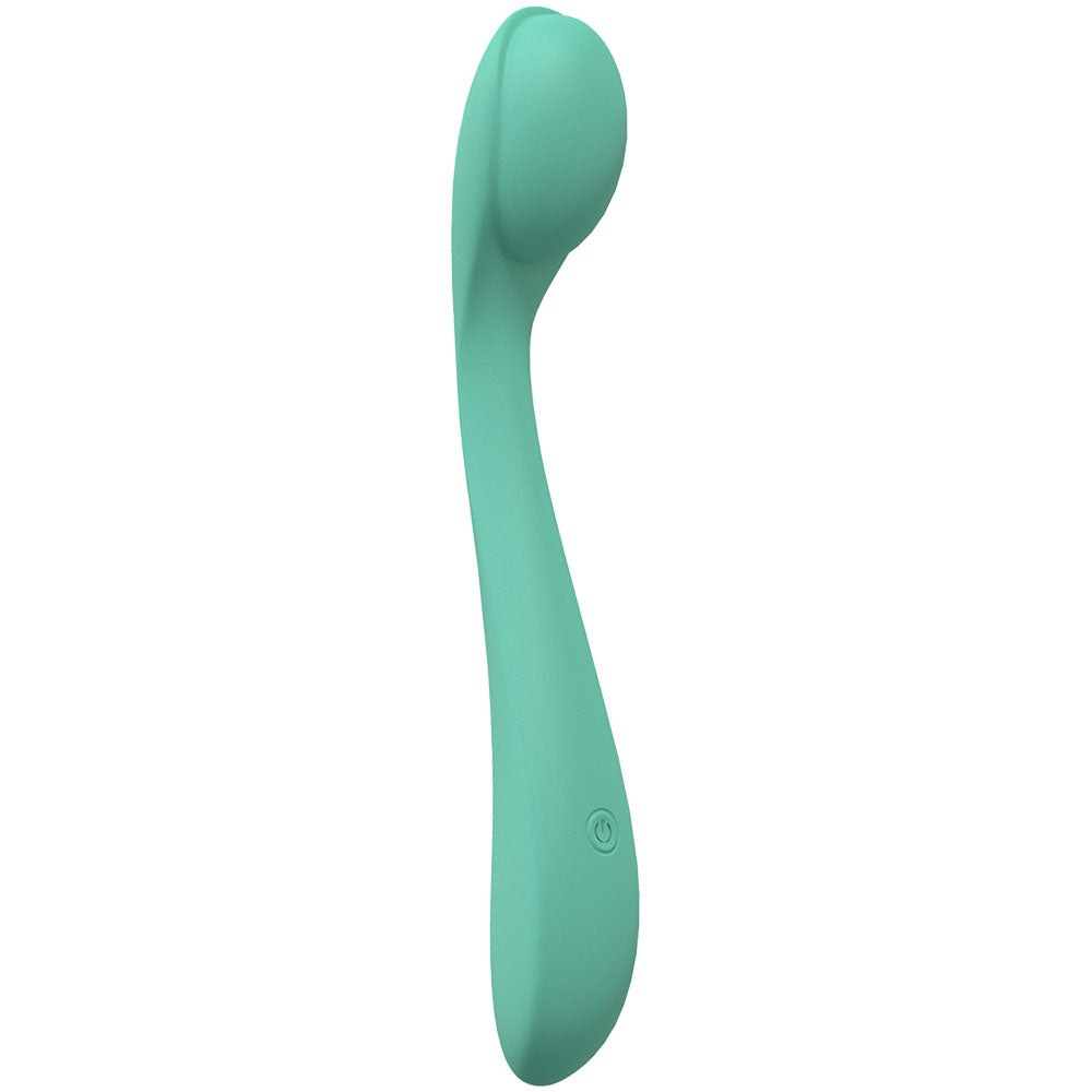 LOVELINE Juicy - Green - GReen 21.5 cm USB Rechargeable Vibrator-LOVU009GRN