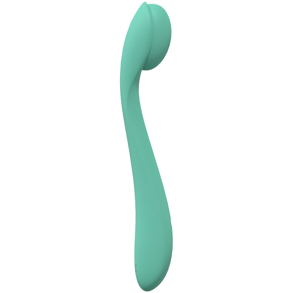 LOVELINE Juicy - Green - GReen 21.5 cm USB Rechargeable Vibrator-LOVU009GRN