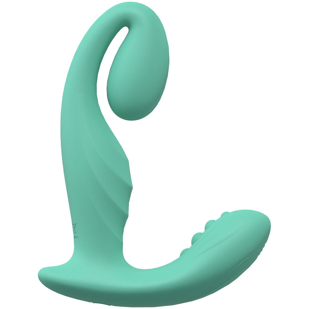 LOVELINE Bliss - Green - Green 11.5 cm USB Rechargeable Vibrator-LOVU012GRN