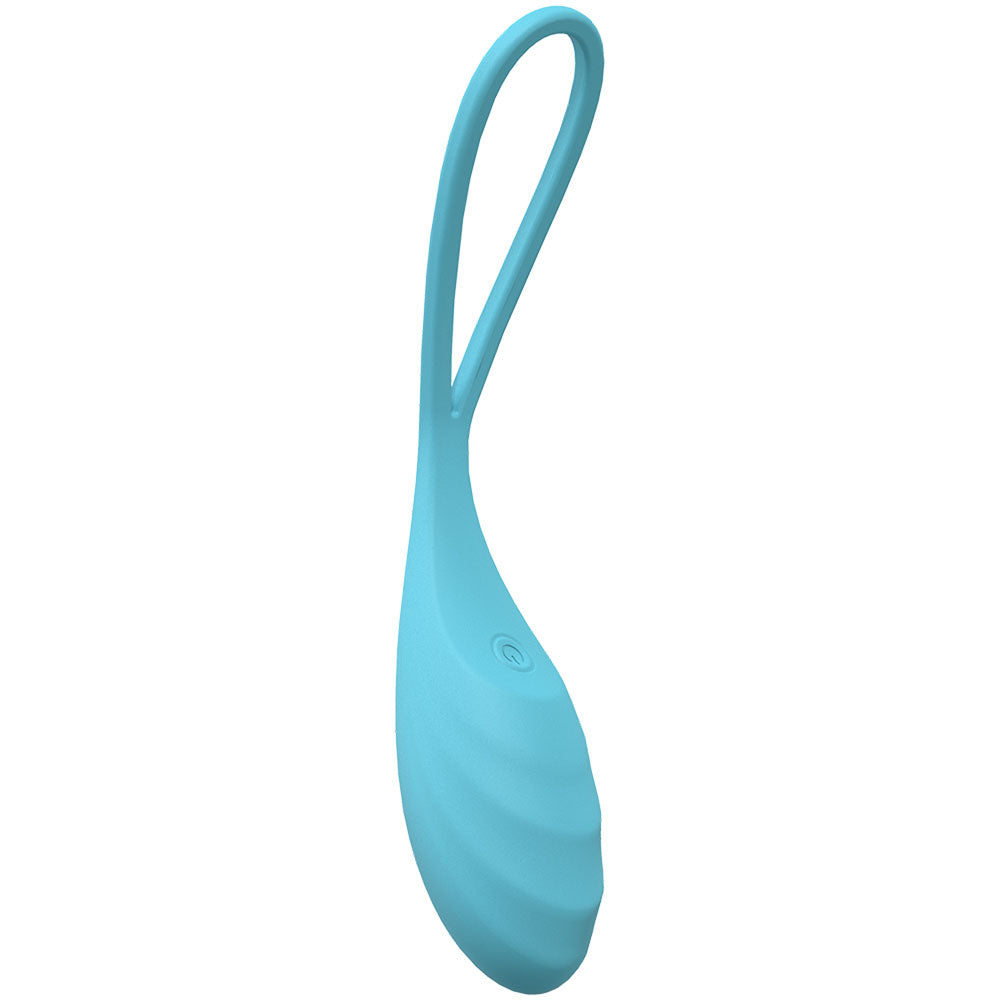 LOVELINE Passion - Blue - Blue USB Rechargeable Vibrating Egg with Wireless Remote-LOVU014BLU