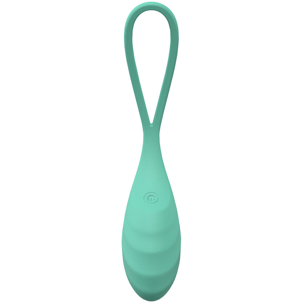 LOVELINE Passion - Green - Green USB Rechargeable Vibrating Egg with Wireless Remote-LOVU014GRN