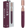 LOVELINE The Traveler - Burgundy - Burgundy 17.6 cm USB Rechargeable Vibrator with Lube Applicator-LOVU015BUR