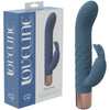 LOVELINE Devotion - Blue - Blue 14.2 cm USB Rechargeable Rabbit Vibrator-LOVU019BLU