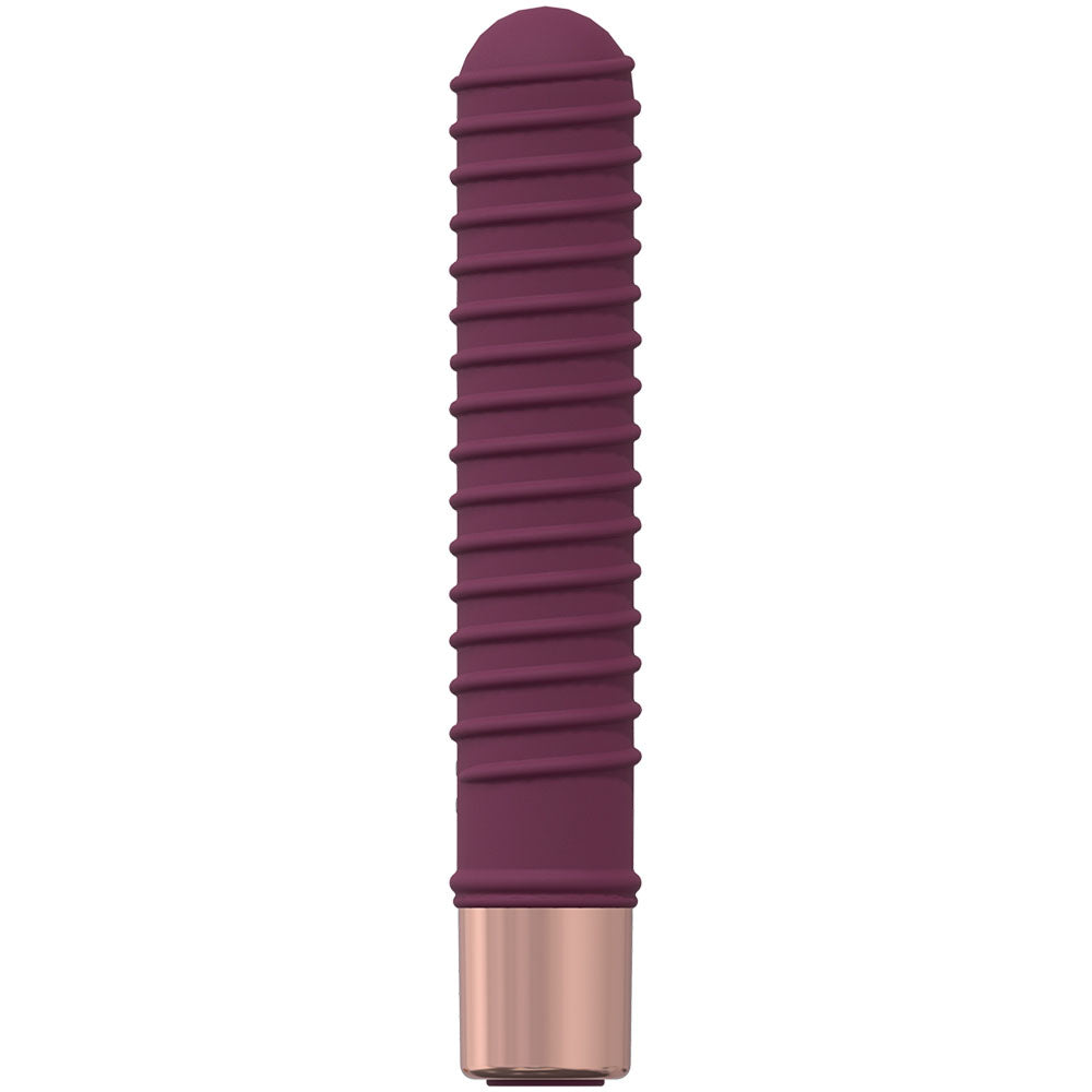 LOVELINE Poise - Burgundy - Burgundy 14.5 cm USB Rechargeable Vibrator-LOVU021BUR