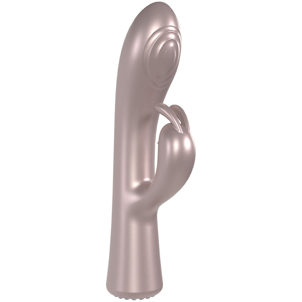 LOVELINE La Perla I - Pink - Pearlescent Pink 19.2 cm USB Rechargeable Rabbit Vibrator-LOVU023PPINK