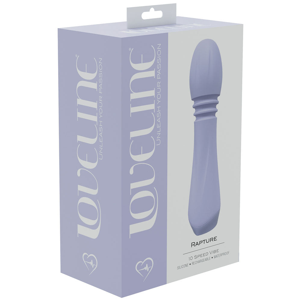 LOVELINE Rapture - Lavender 13.5 cm USB Rechargeable Massage Wand-LOVU030LAV