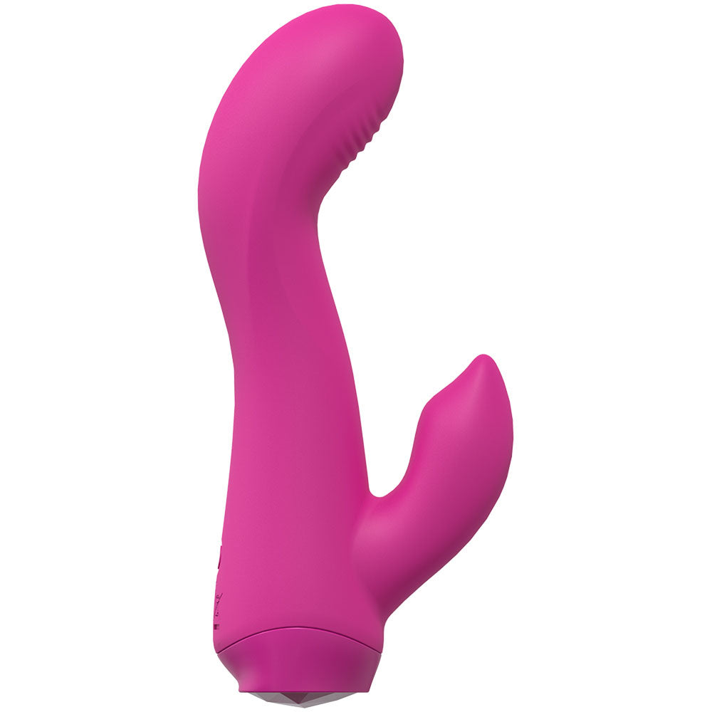 LOVELINE Empower - Pink 13.5 cm USB Rechargeable Rabbit Vibrator-LOVU032PNK