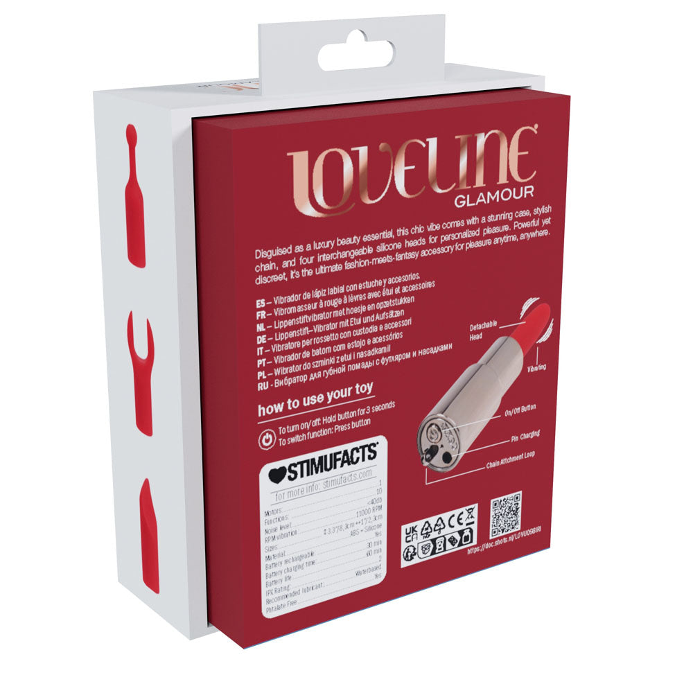 Luxury Vibrator with Stylish Case & Interchangeable Heads