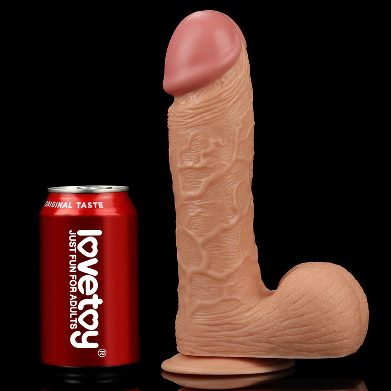 King Size 9 Realistic Dildo - Flesh 23 cm Dong-LV2206