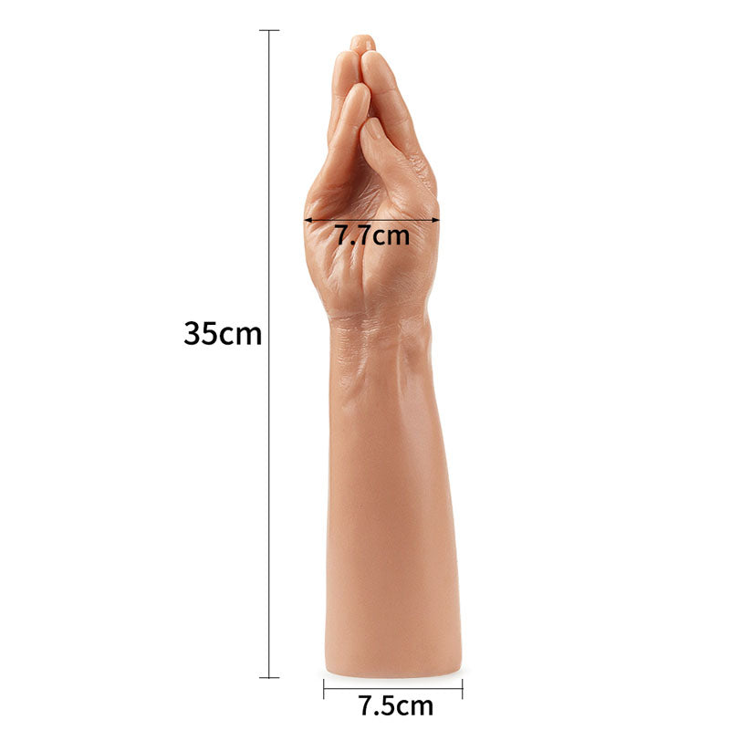 King Sized 13.5 Realistic Magic Hand - Flesh 36 cm Hand Dildo-LV2210