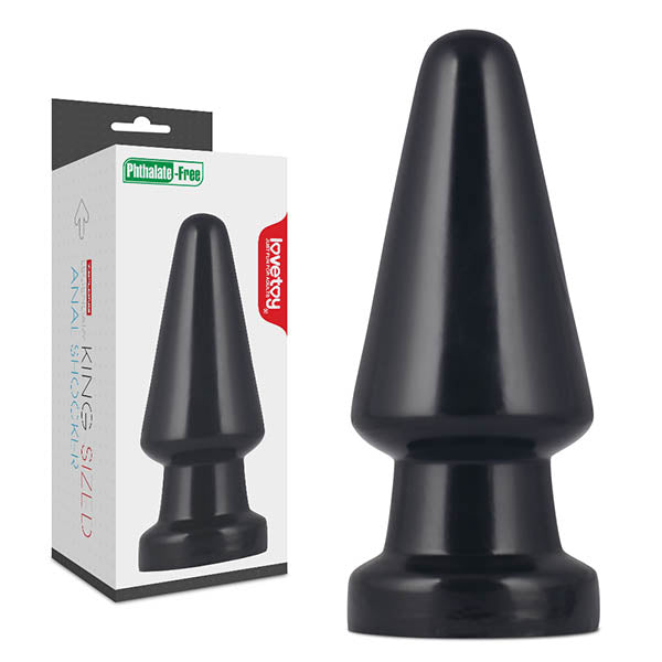 King Sized 7.5 Anal Shocker - Black 19 cm Mega Butt Plug-LV2241