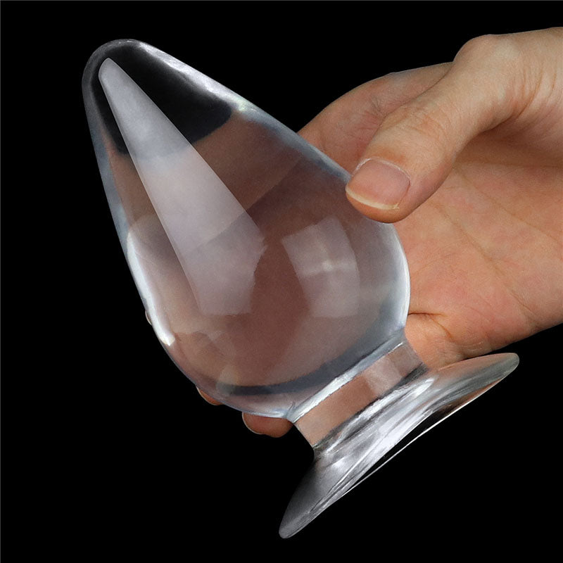 Flawless Clear Anal Plug 4.5 - Clear 11.5 cm Butt Plug-LV310017