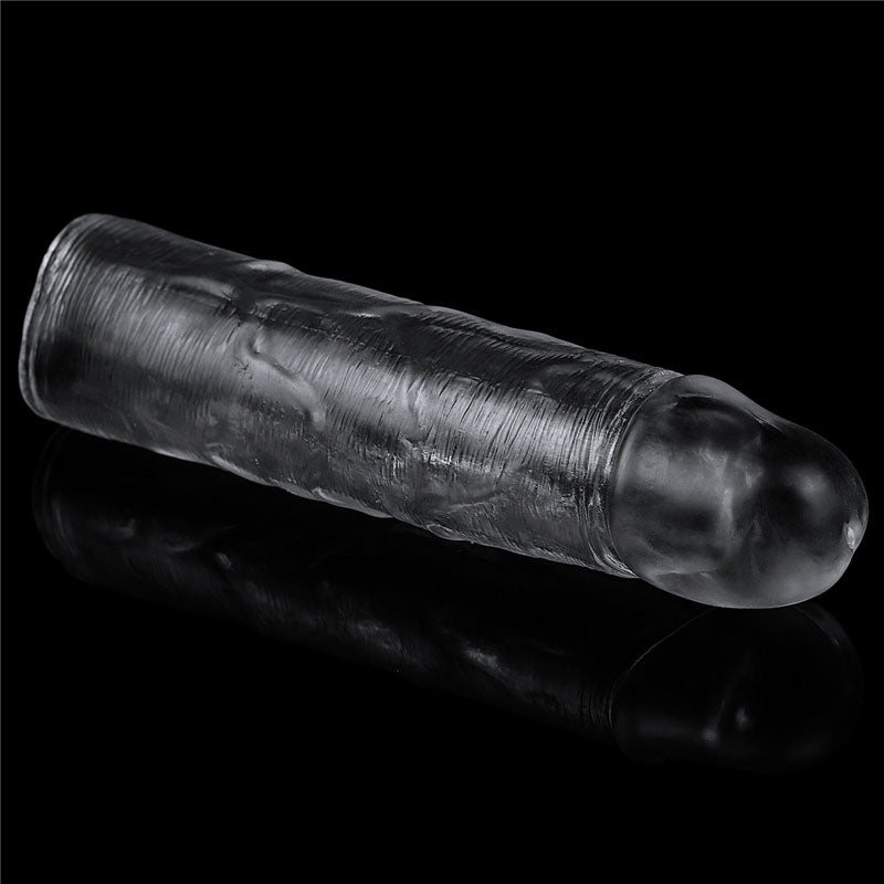 Flawless Clear Penis Sleeve 1 - Clear 2.5 cm Penis Extender Sleeve-LV314013