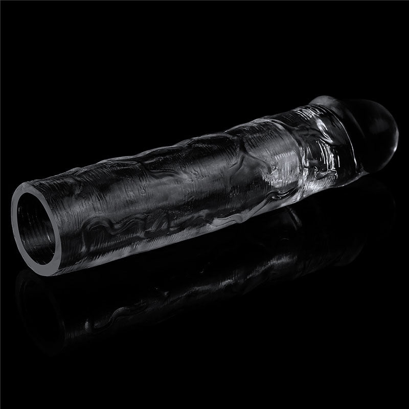 Flawless Clear Penis Sleeve 2 - Clear 5 cm Penis Extender Sleeve-LV314014