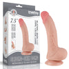 Sliding Skin Dual Layer Dong - Flesh 19.5 cm (7.5) Dong with Flexible Skin