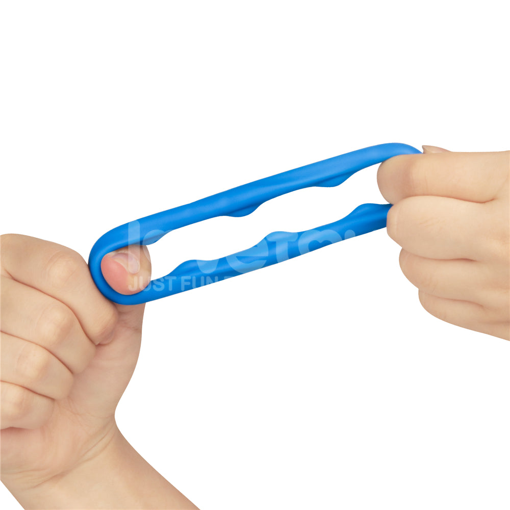 Pinnacle Pro Ridge Bump Stretcher - Blue Cock Ring