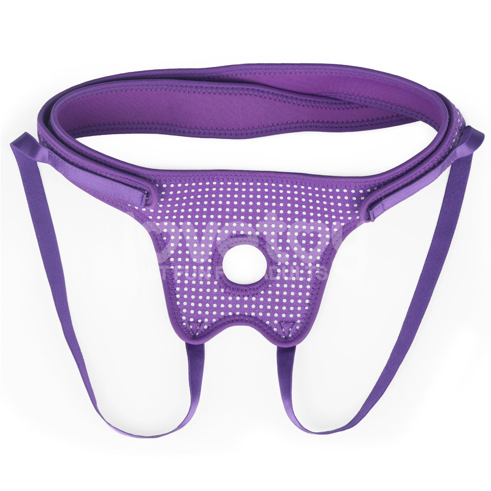 Ingen Easy Strap-On Harness - Purple Adjustable Strap-On Harness (No Probe Included)-LV715002