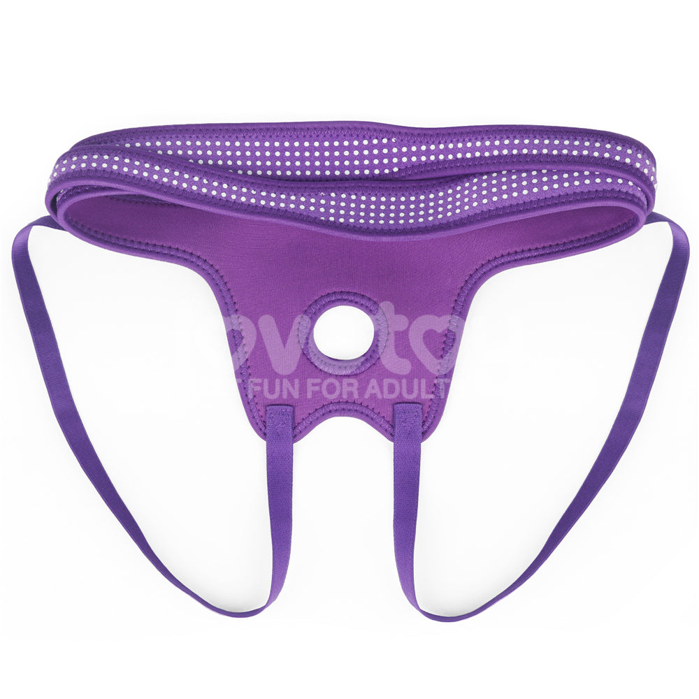 Ingen Easy Strap-On Harness - Purple Adjustable Strap-On Harness (No Probe Included)-LV715002