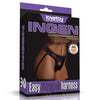 Ingen Easy Strap-On Harness - Black Adjustable Strap-On Harness (No Probe Included)-LV715004