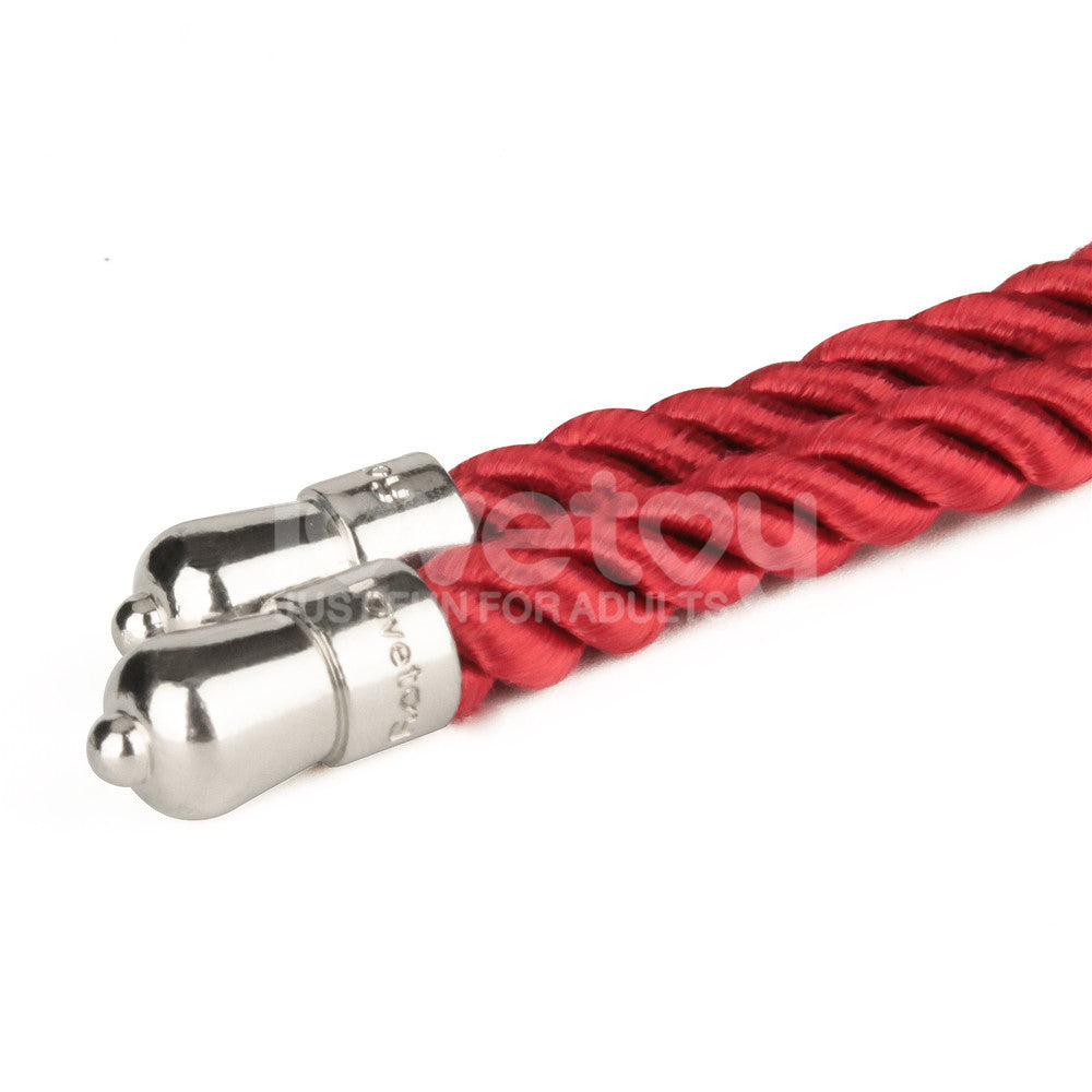 Rebellion Reign Silky Bondage Rope - Red - Red Bondage Rope - 10 metre length