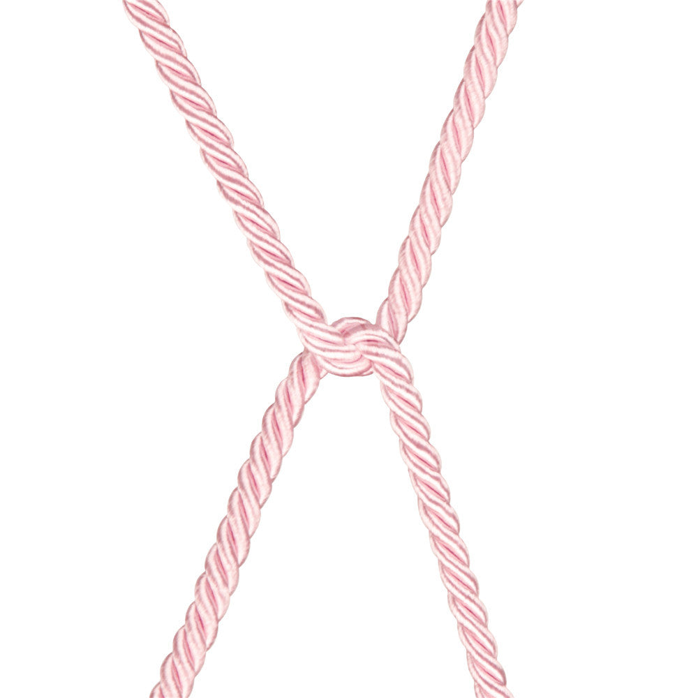 Rebellion Reign Silky Bondage Rope - Pink - Pink Bondage Rope - 10 metre length-LV761303