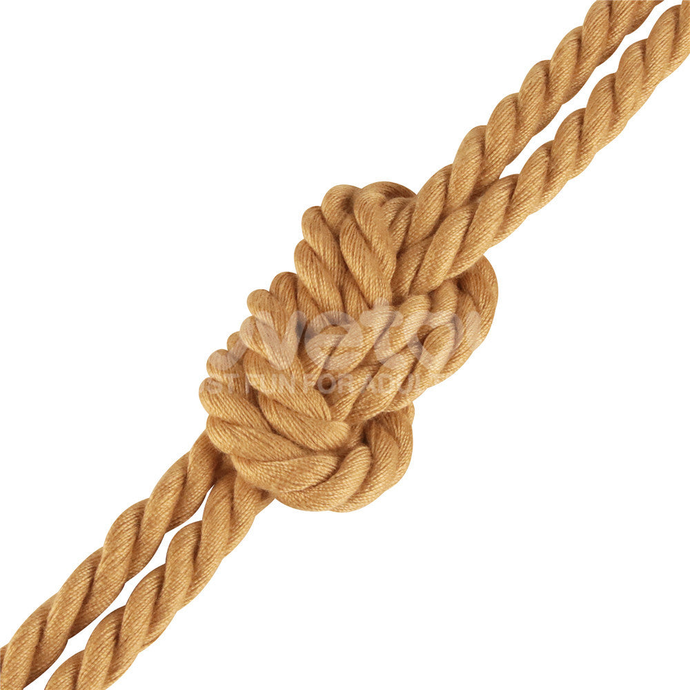 Rebellion Reign Bondage Rope - Natural - Natural Bondage Rope - 10 metre length