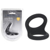 LEVELZ Double O Silicone Cock Ring - L - Black - Black Cock & Balls Rings-LVL01-0027BLK