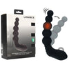 LEVELZ Rechargeable Beaded Prostate Massager - Black USB Rechargeable Heating + Vibrating Prostate Massager-LVL03-0023BLK