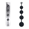 LEVELZ Round Anal Balls - XXL - 60mm - Black 52.5 cm XXL Anal Beads-LVL09-0001BLK
