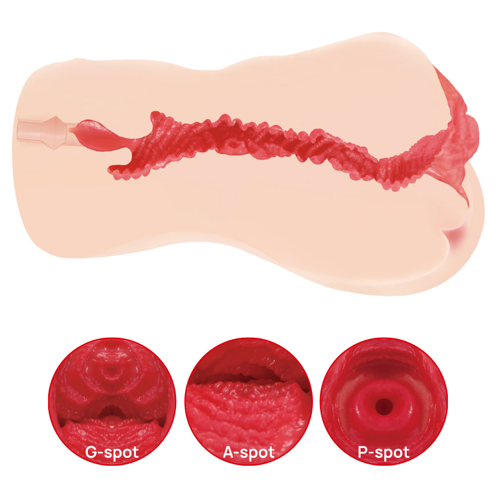 Kokos Vanilla Onahole 004 - Flesh Dual Layer Vagina Stroker-M01-003-14DE