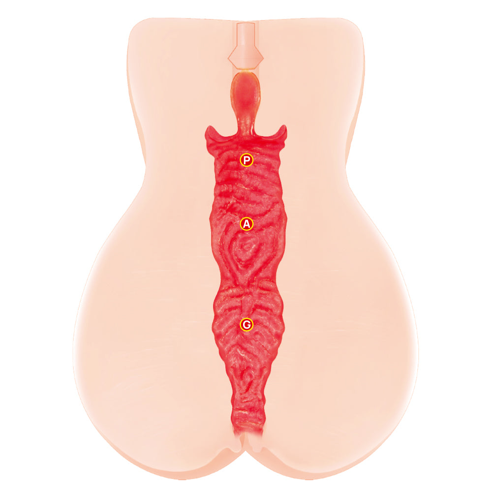 Kokos Vanilla Onahole 004 - Flesh Dual Layer Vagina Stroker-M01-003-14DE