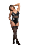 Exposed Lingerie wicked ways Crotchless Teddy S/M-M237SM