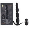 Maia Mason - Black 23.6 cm USB Rechargeable Anal Beads with Wireless Remote-MA109