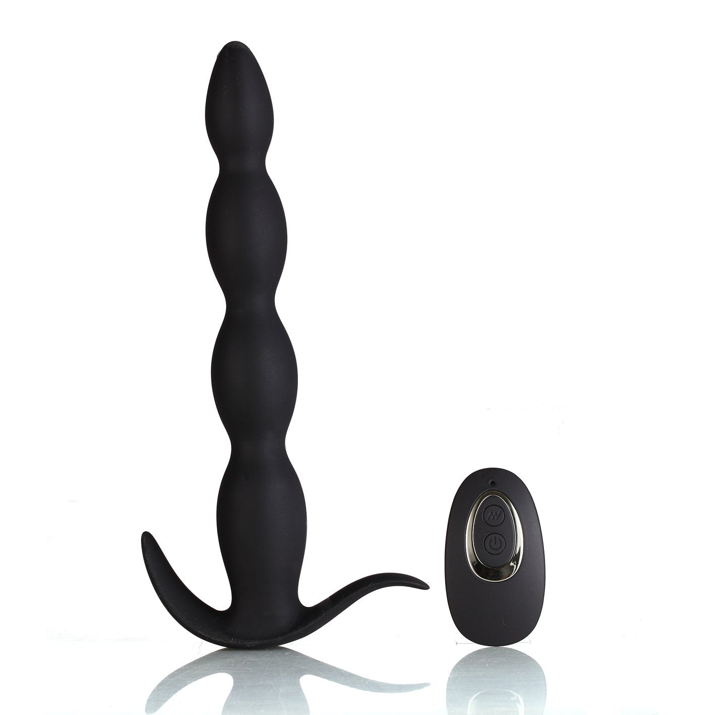 Maia Mason - Black 23.6 cm USB Rechargeable Anal Beads with Wireless Remote-MA109