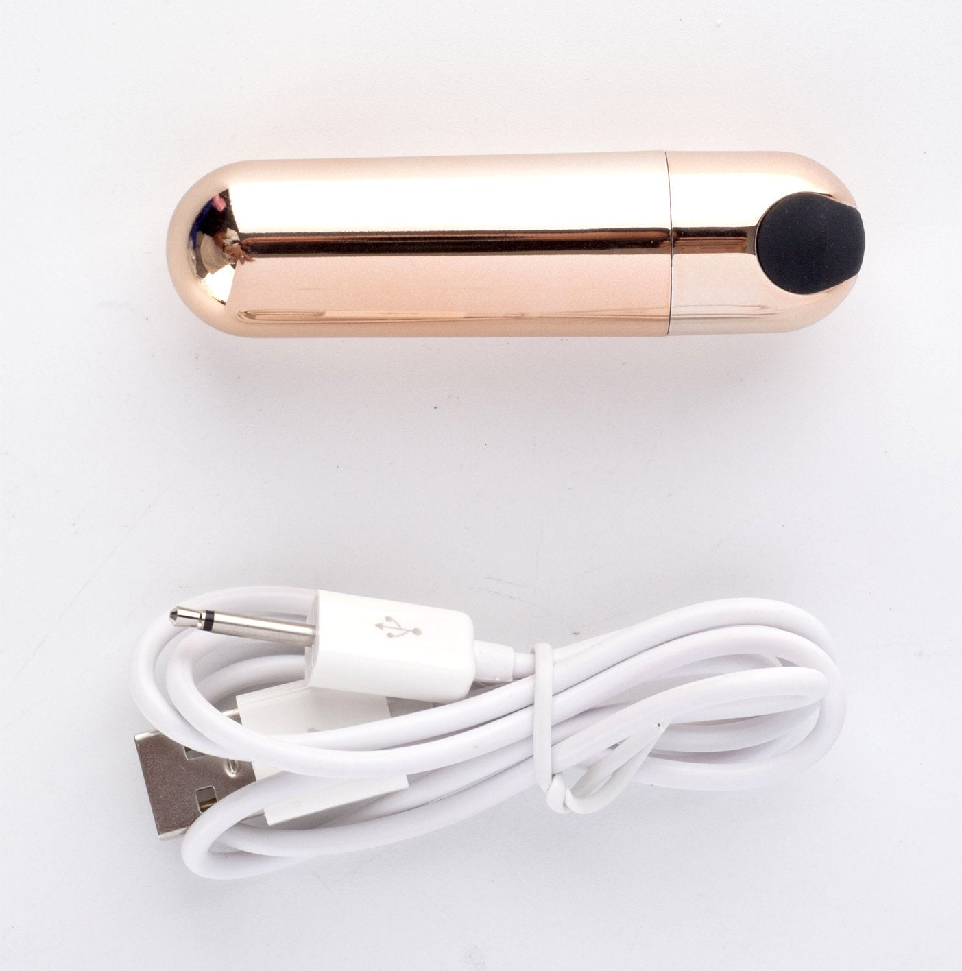 Maia Jayden - Rose Gold USB Rechargeable Vibrating Cock & Ball Rings-MA1720-RG