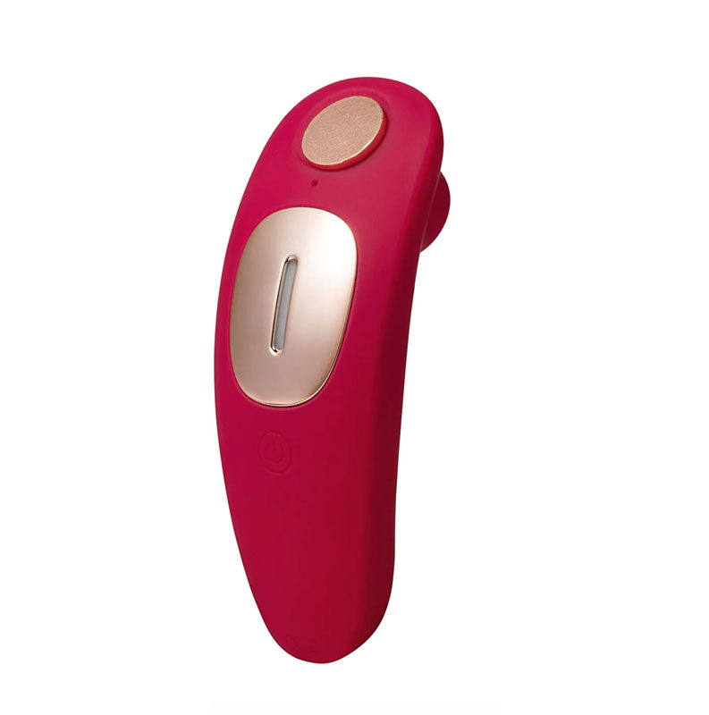 Maia Remi - Red USB Rechargeable Panty Vibe with Suction-MA2107