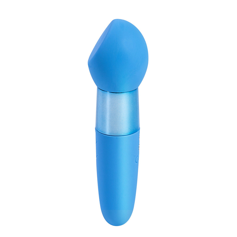 Maia RINA - Blue - Blue 13.3 cm USB Rechargeable Vibrator-MA23-03-B7