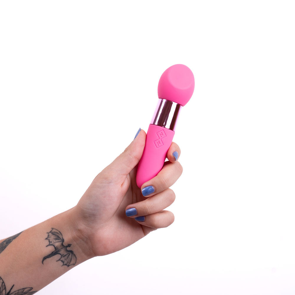 Maia RINA - Pink - Pink 13.3 cm USB Rechargeable Vibrator-MA23-03-P6