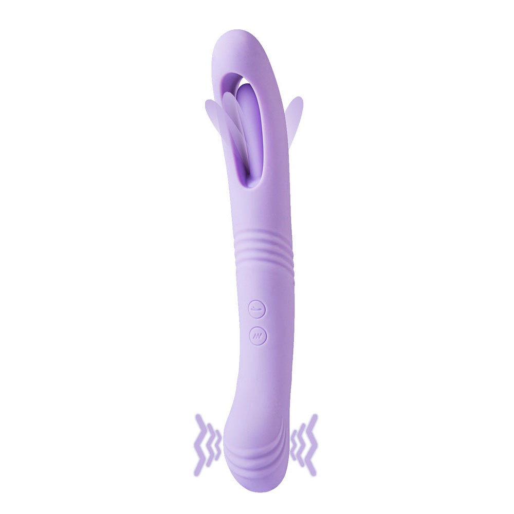 Maia HARPER - Purple 24.1 cm USB Rechargeable Vibrator-MA23-07