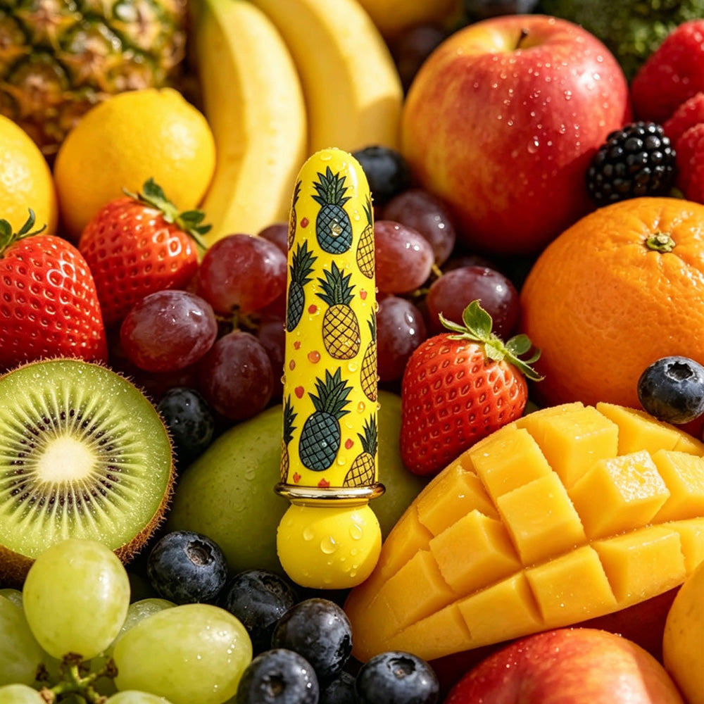 Maia KONA - Pineapple Yellow 10 cm USB Rechargeable Powerful Bullet - MA24-01-PA