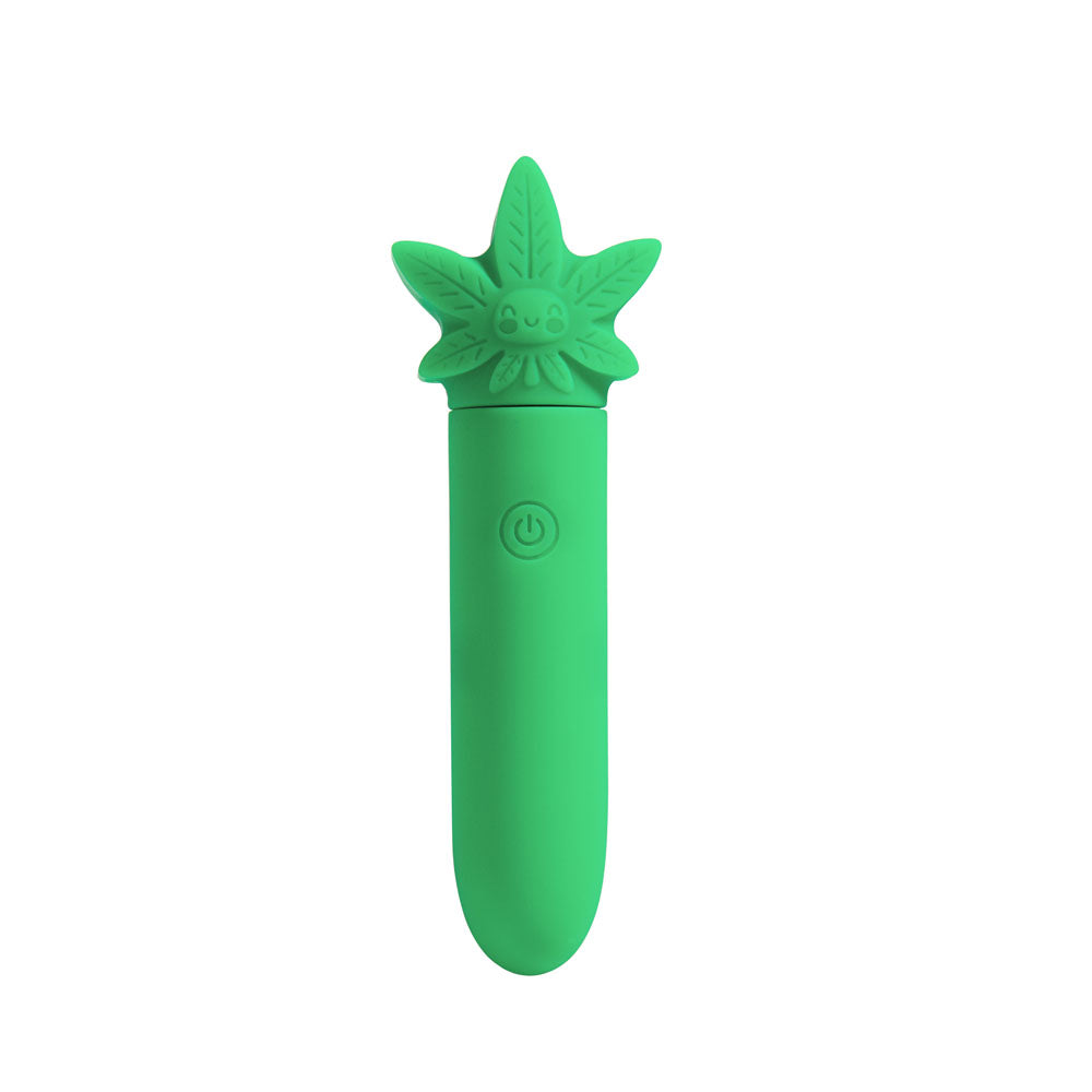 Maia STONI - 420 Green 11.1 cm USB Rechargeable Bullet