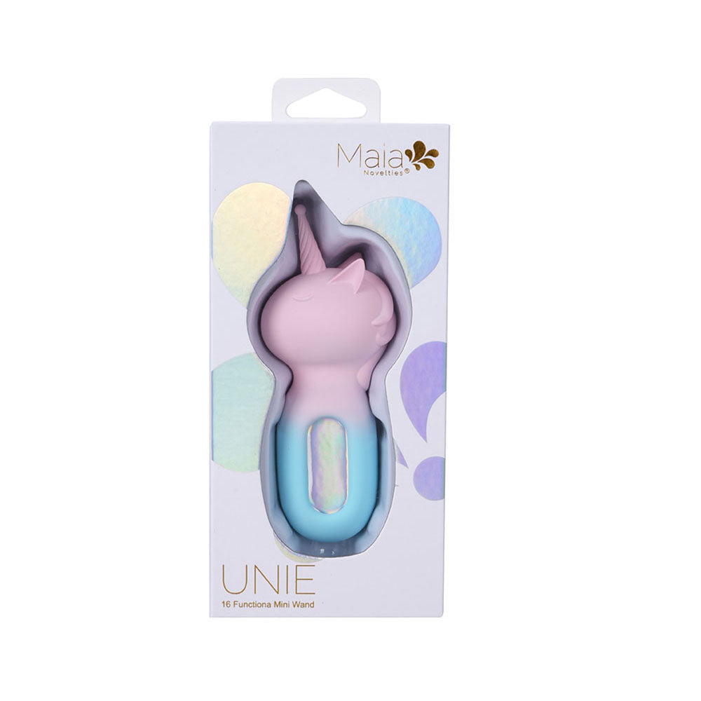 Maia UNIE - Pink/Blue USB Rechargeable Unicorn Wand-MA24-14