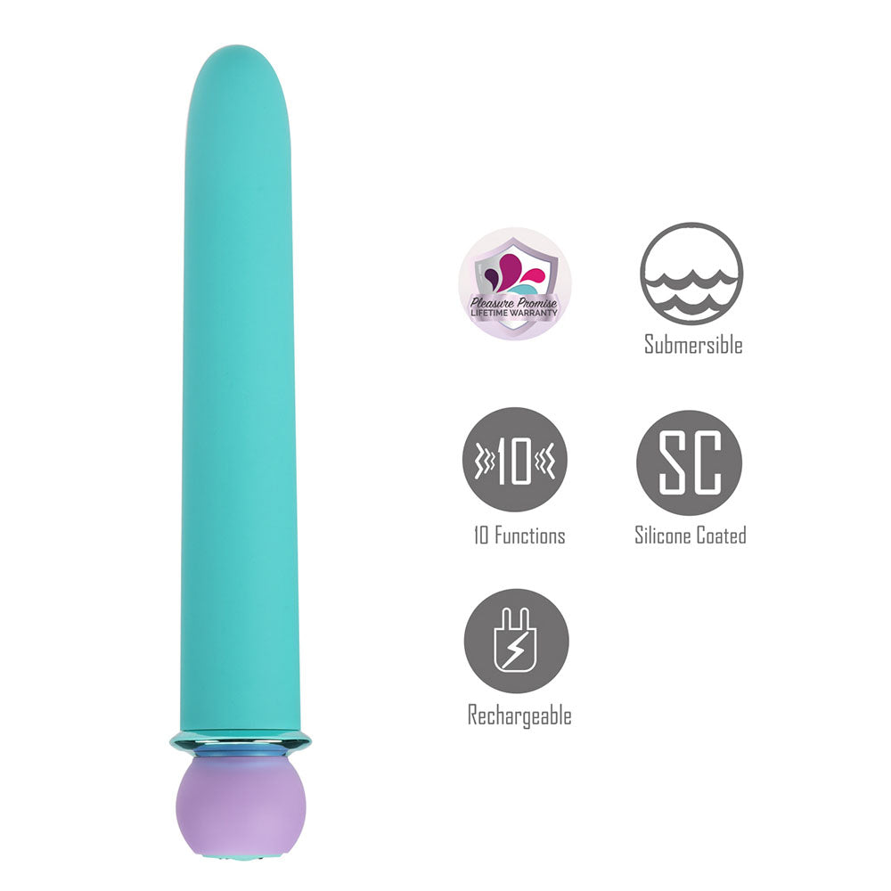 Maia RORI - Blue - Blue 15.2 cm USB Rechargeable XL Bullet-MA24-17-BLUE