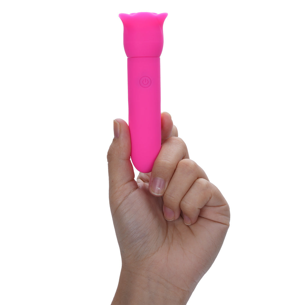 Maia VIBEDRIVE - Pink - Pink 10 cm USB Rechargeable Bullet with 16 GB Storage - MA25-12