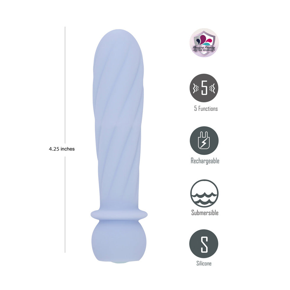 Maia SYMBA - Purple - Purple 10.8 cm USB Rechargeable Powerful Bullet - MA25-14-PURPLE