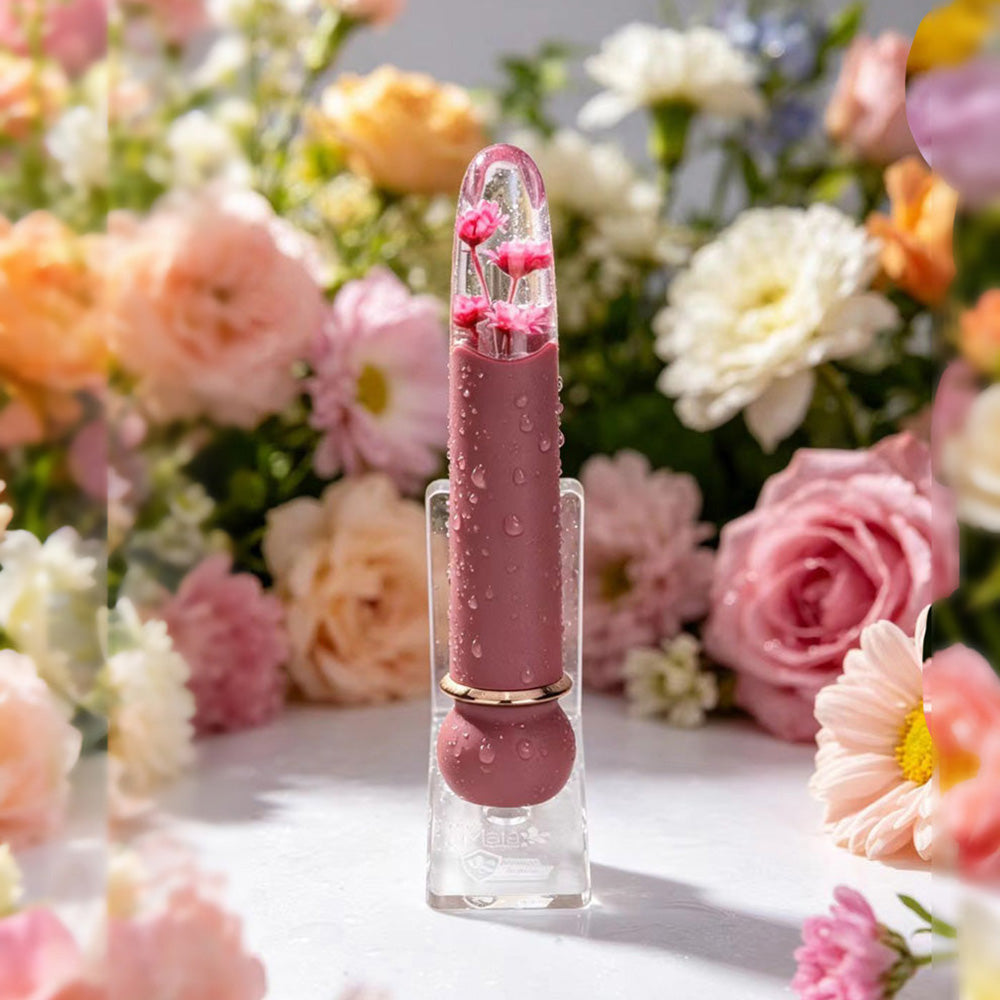 Maia FLORA - Burgundy - Burgundy 12.7 cm USB Rechargeable Powerful Bullet - MA26-01-BUR